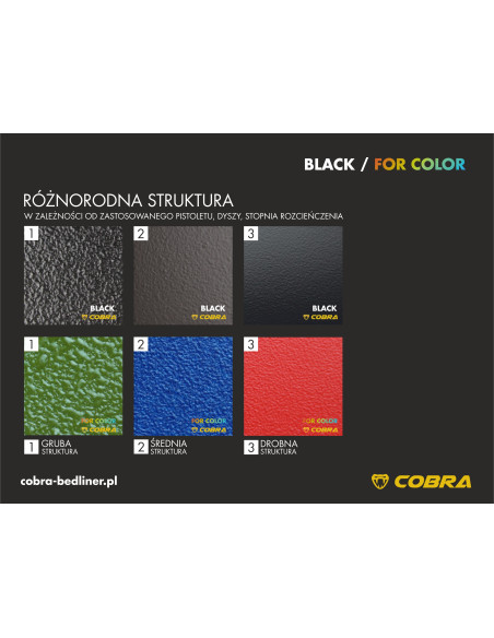 COBRA FOR COLOR komplet z pistoletem