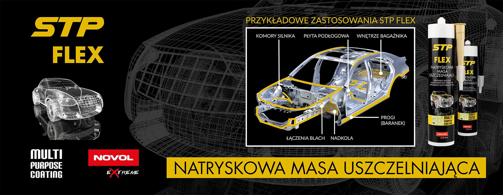 STP Flex - natryskowa masa uszczelniająca